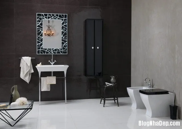 Áp dụng phong cách tối giản cho không gian phòng tắm thêm xinh