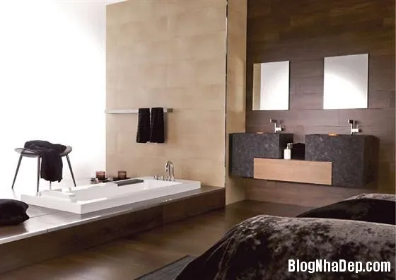 BST phòng tắm hiện đại do Porcelanosa thiết kế