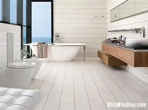 BST phòng tắm hiện đại do Porcelanosa thiết kế