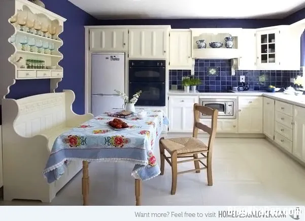 Căn bếp màu xanh yên bình và thư thái