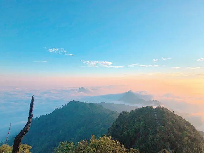 Chiêu Lầu Thi – Lạc trôi cùng biển mây bồng bềnh nơi đỉnh núi “chín tầng thang”